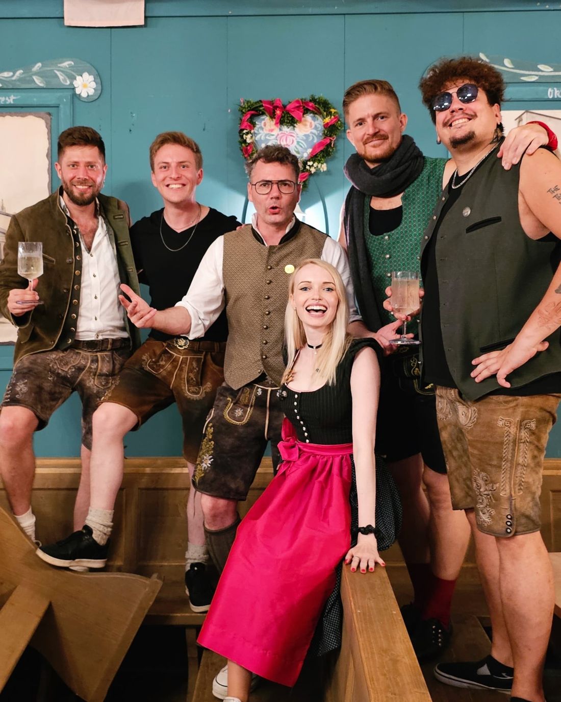 Die Monaco Allstars im Café Theres auf dem Oktoberfest
